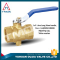 TMOK nice quality equal shape brass control valve switch female*female with brass ball inside NPT thread connection